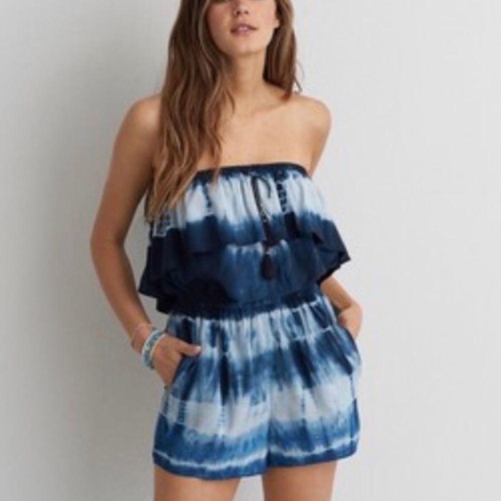 🐳AR BLUE LIFE TIE DYE ROMPER🐳